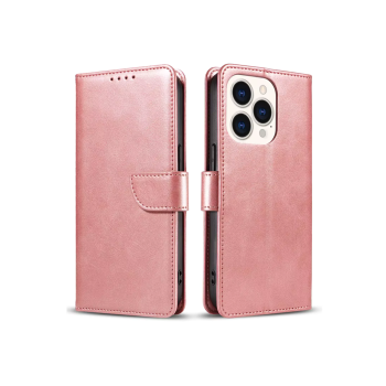 Luxe Boek iPhone SE4 (2025)Roos Leerlook Wallet Case