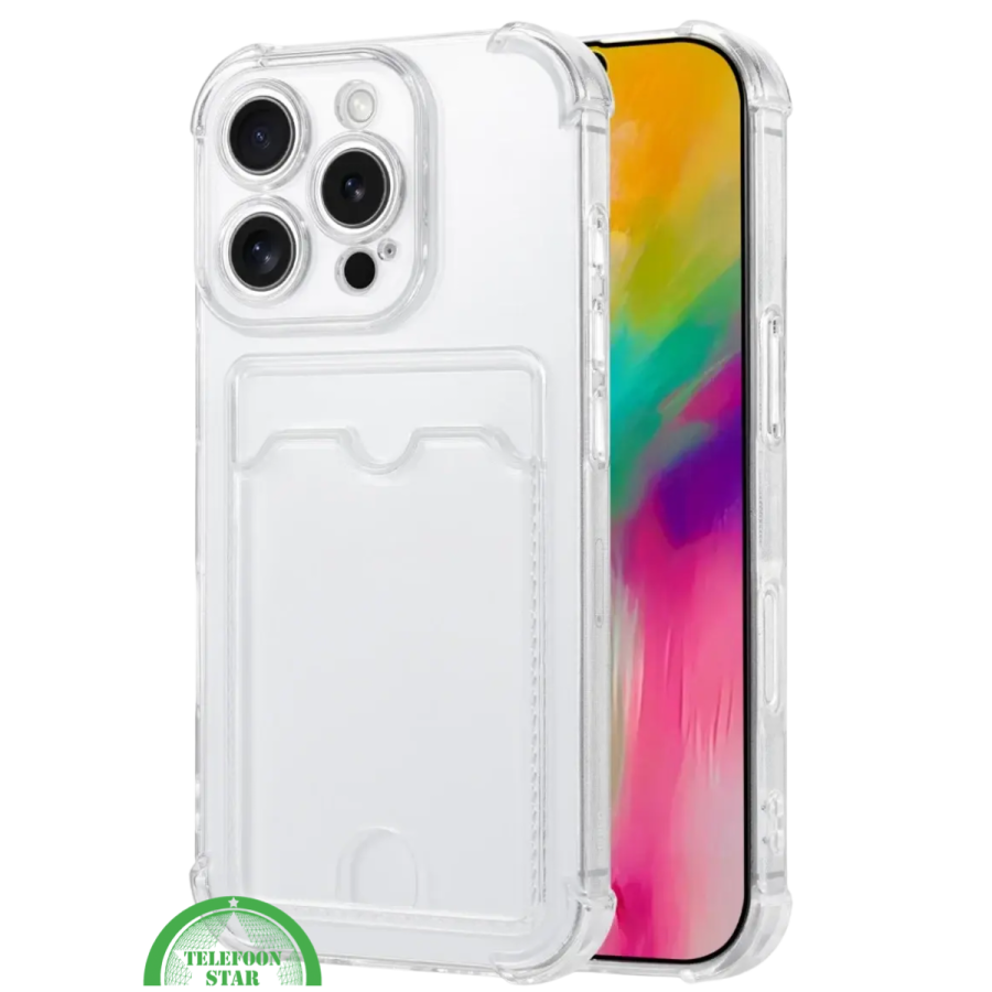 Hoesje voor iPhone 12 Pro met Kaartvak, Praktisch, Slank &amp; Veilig