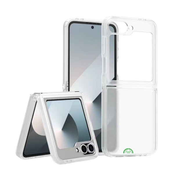 Hoesje voor Samsung Z Flip 7 FE Crystal Clear Armor Case Slank – foto 2