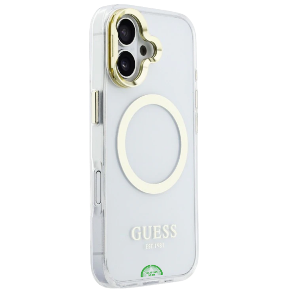Hoesje iPhone 17 Wit MagRing PearlGuard Case – foto 4