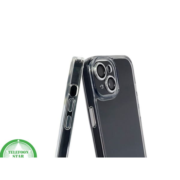 iPhone 15 Hoesje &ndash; Transparant Met Zwarte Achterkant | Minimalistisch &amp; Stijlvol – foto 6