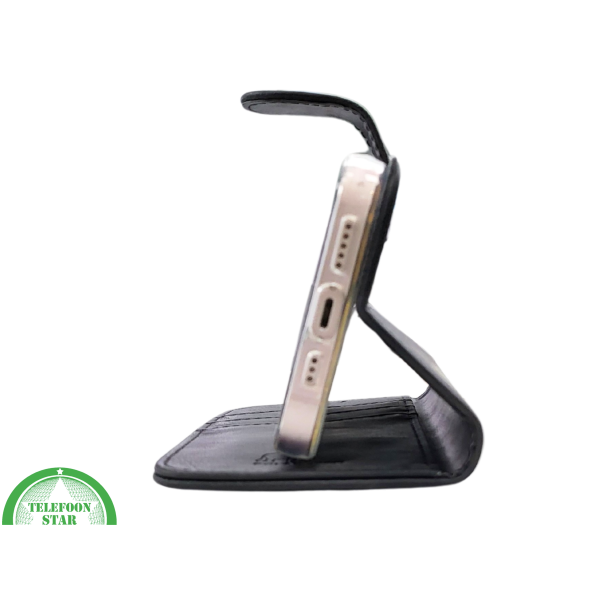 Zwart Bookcase Hoesje iPhone 13 / 14 &ndash; Met Bandje en Standaardfunctie | &euro;14,95 – foto 5
