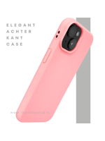 iPhone 15 Siliconen Hoesje Paars &ndash; Geschikt voor MagSafe