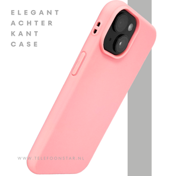 iPhone 15 Siliconen Hoesje Paars &ndash; Geschikt voor MagSafe