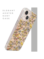 Beschermhoesje iPhone 13/14 Transparant &ndash; Bloemen & Vogeltjes | Telefoonstar
