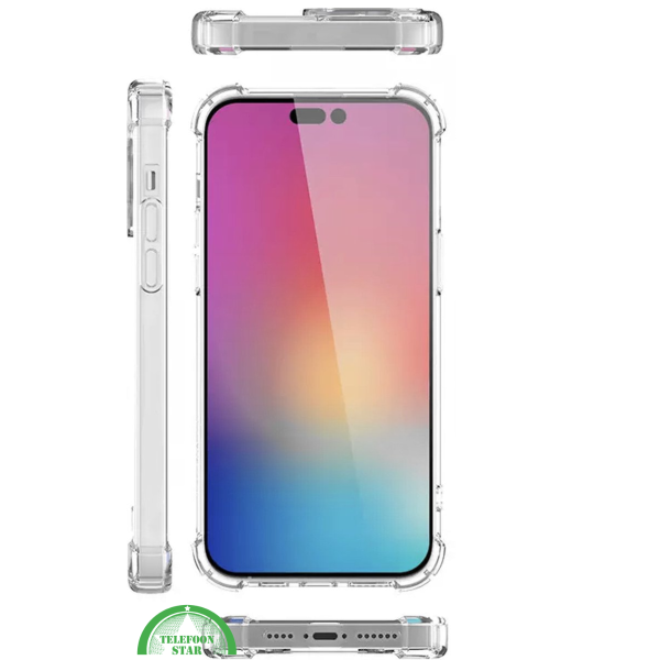 Hoesje voor iPhone 15 Pro &ndash; Slank, Sterk &amp; Transparant Shockproof – foto 2