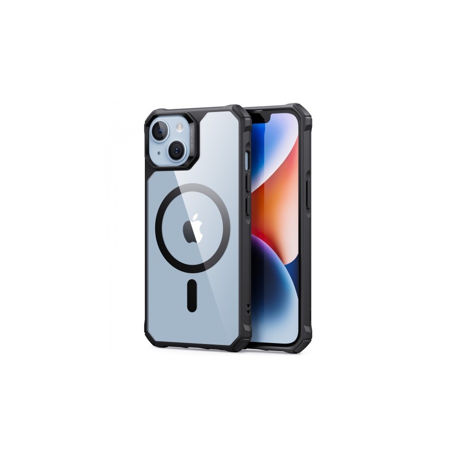 iPhone 13 Armor HaloLock hoesje zwart doorzichtig
