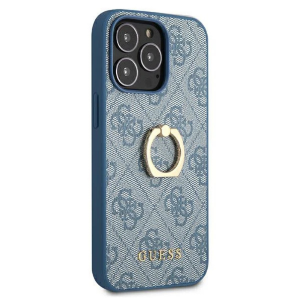 Trendy iPhone 13 Pro Ring Case Blue Edition – foto 4