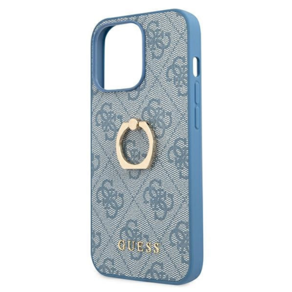 Trendy iPhone 13 Pro Ring Case Blue Edition – foto 2