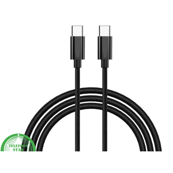 USB-C naar USB-C Snellaadkabel 0.5 Meter &ndash; Korte &amp; Sterke Oplaadkabel – foto 4