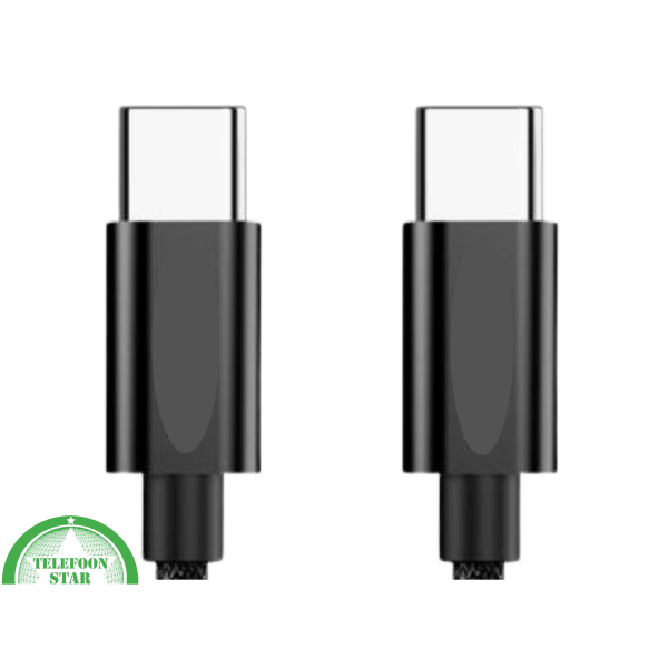 USB-C naar USB-C Snellaadkabel 0.5 Meter &ndash; Korte &amp; Sterke Oplaadkabel – foto 3