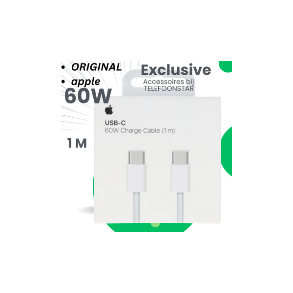 Originele Apple USB-C naar USB-C Kabel 1 Meter &ndash; Snelladen &amp; Data – foto 5