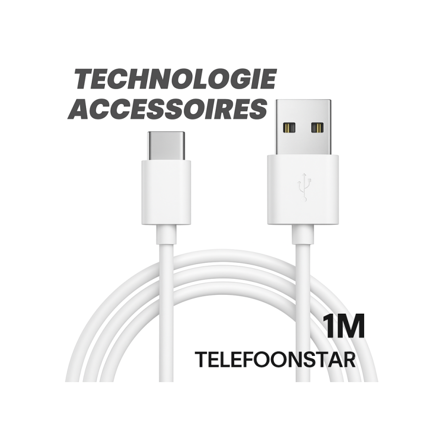 Originele Samsung USB-A naar USB-C Kabel 1 Meter &ndash; Snelladen &amp; Data