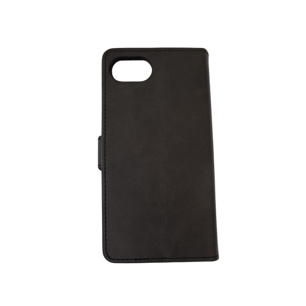Hoesje voor iPhone 17e Zwart Leerlook Wallet Case Kaartvakken – foto 5