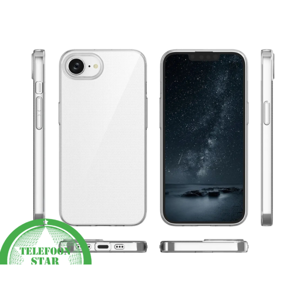 Antishock Hoesje voor iPhone 16E (2025) Slank &amp; Schokabsorberend Transparante Cove – foto 2