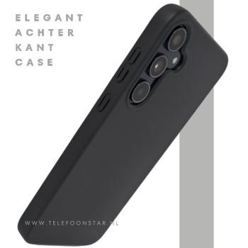 Samsung Galaxy A26 Zwart Hoesje &ndash; Stevige Backcover Bescherming