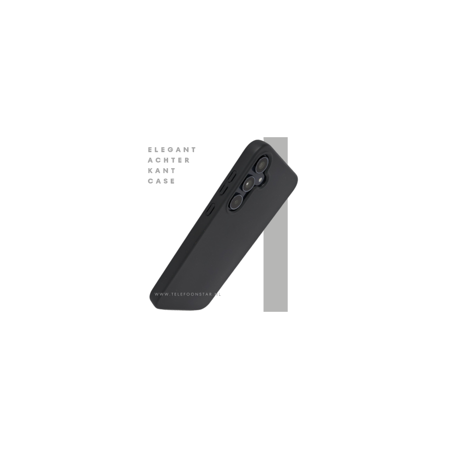 Samsung Galaxy A26 Zwart Hoesje &ndash; Stevige Backcover Bescherming