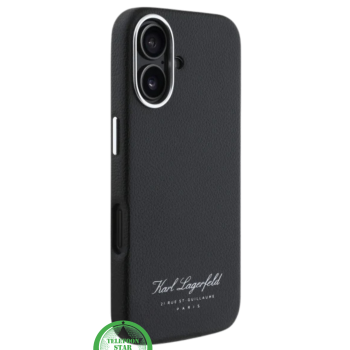 Luxe Leren Hoesje voor iPhone 16 &ndash; Elegant, Slank en Beschermend