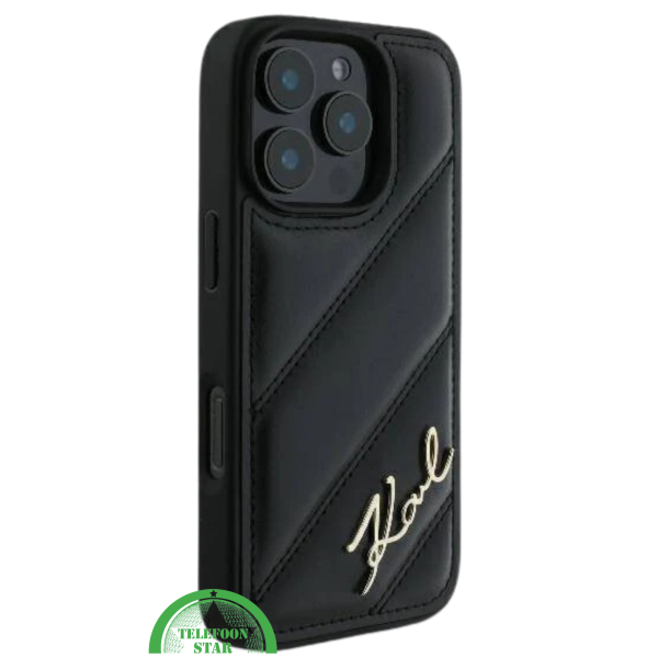 Hoesje voor iPhone 16 Pro Max Luxe Hoesje Zwart &ndash; Stijlvolle Bescherming met Elegant Design – foto 2