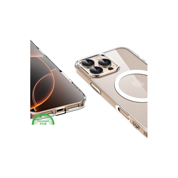 Transparant hoesje voor iPhone 16 Pro Max Silicone &ndash; MagSafe Ready, Sterke, Bescherming | Telefoonstar – foto 2