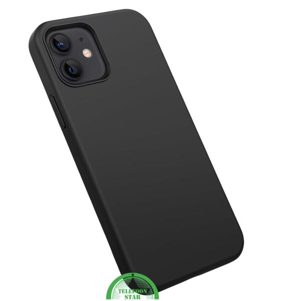 Zwart Hoesje voor iPhone 12 Mini &ndash; Slank, Elegant &amp; Krasbestendig – foto 2