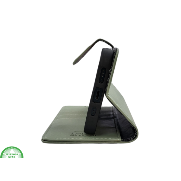Boek case Groen cover iPhone 16E 2025 leer up – foto 2