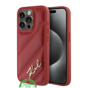 iPhone 16 Pro Luxe Leren Hoesje &ndash; Rood | Elegant, Stevig en Stijlvol Design