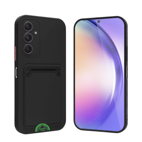 Zwart Hoesje voor Samsung S26 Plus Transparant met Kaarthouder, Praktisch, Slank &amp; Schokbestendig – foto 5