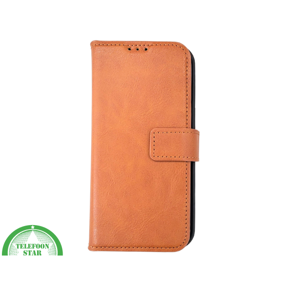 iPhone 15 Plus 2-in-1 Hoesje Bruin Leer &ndash; Bookcase met Uitneembare Backcover – foto 2