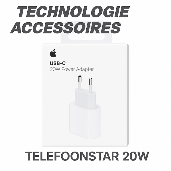 Originele Apple 20W USB-C Power Adapter &ndash; Snelle en Veilige Oplader voor iPhone en iPad – foto 3