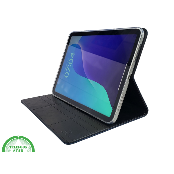iPad 10e Gen 2022 Hoes Luxe Blauwe Bookcase 1,9 inch Schokbestendig – foto 2