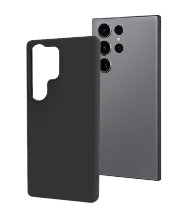  Hoesje voor S25 Ultra -Backcover Zwart