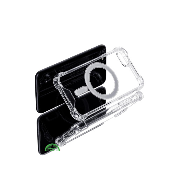 Transparant Hoesje voor iPhone SE 2022 Antishock MagSafe, Magnetisch, Slank &amp; Krasbestendig – foto 2