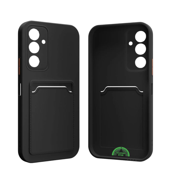 Zwart Hoesje voor Samsung S26 Plus Transparant met Kaarthouder, Praktisch, Slank &amp; Schokbestendig – foto 2