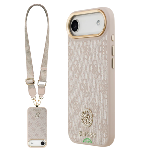 Hoesje voor iPhone 17 Air Beige met Koord en Camera Bescherming – foto 7