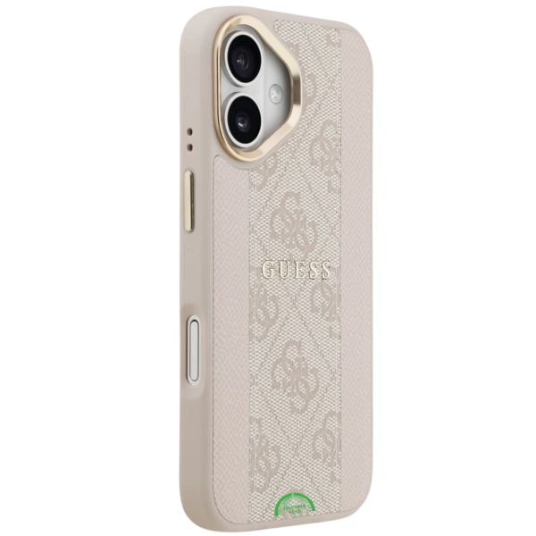 Hoesje iPhone 17 Beige met Goudkleurige Camera-Rand – foto 2