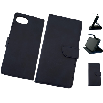 Hoesje voor iPhone 17e blauw Leerlook