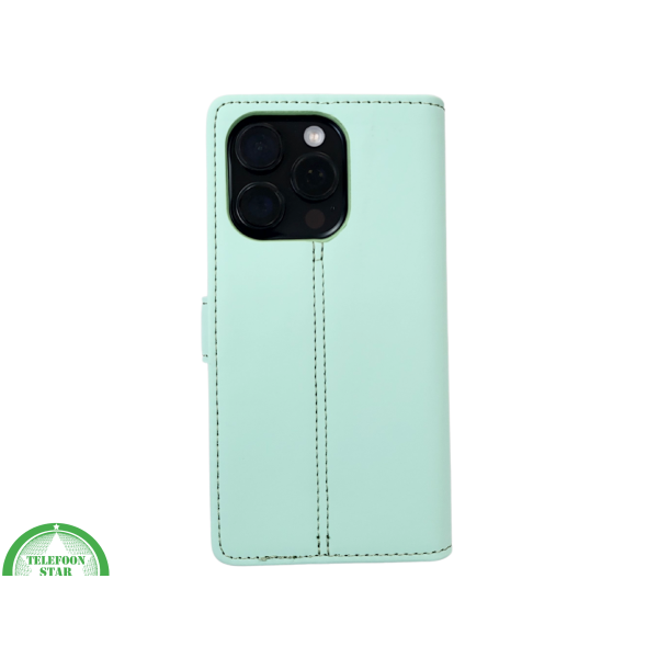 iPhone 16 Pro Max Bookcase Hoesje Mintgroen &ndash; Fris, Stijlvol &amp; Praktisch – foto 3