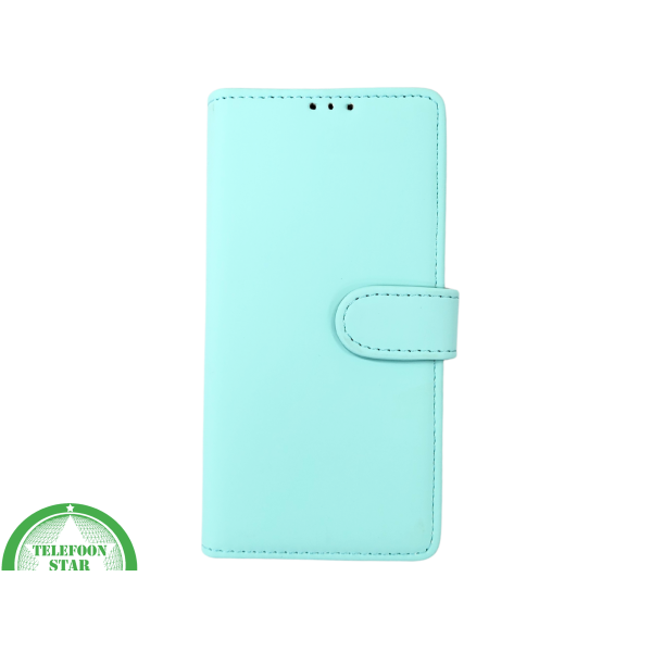iPhone 15 2-in-1 Hoesje Mintgroen &ndash; Bookcase met Pasjeshouder  – foto 2