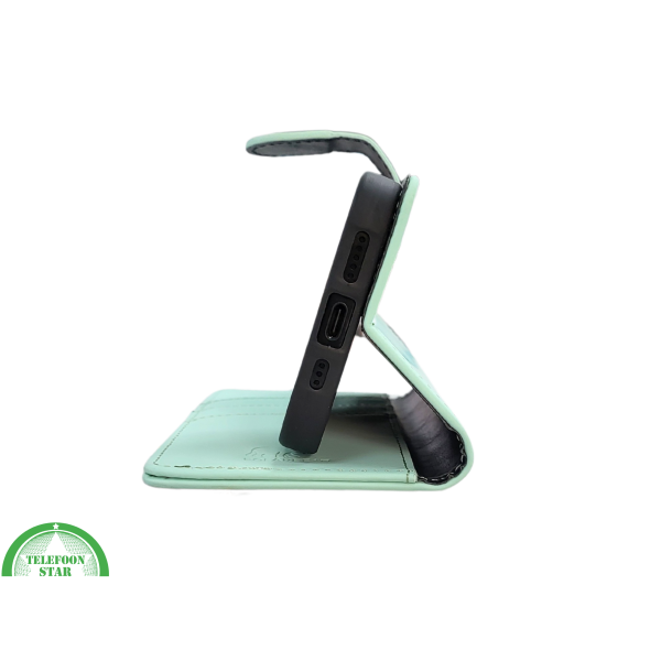 iPhone 16 Pro Max Bookcase Hoesje Mintgroen &ndash; Fris, Stijlvol &amp; Praktisch – foto 4