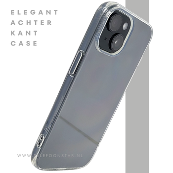 iPhone 15 Hoesje &ndash; Transparant Glanzend | Dun, Beschermend & Stijlvol