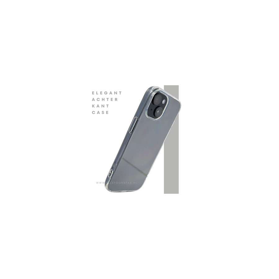 iPhone 15 Hoesje &ndash; Transparant Glanzend | Dun, Beschermend &amp; Stijlvol