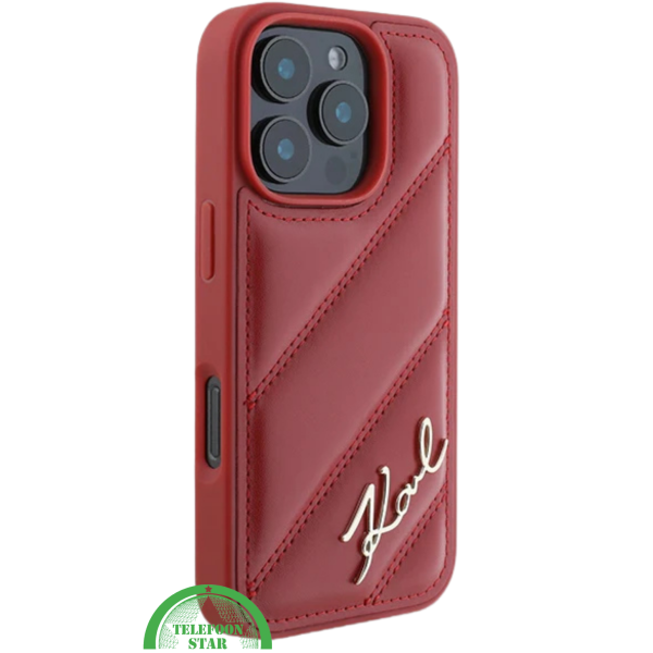 iPhone 16 Pro Luxe Leren Hoesje &ndash; Rood | Elegant, Stevig en Stijlvol Design – foto 3