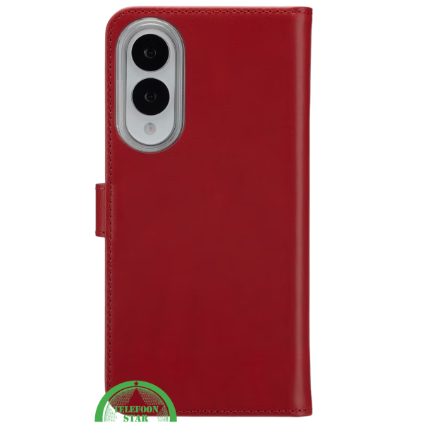   Hoesje voor Samsung S25 Edge Bookcase Rood – foto 5