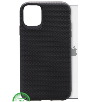 Hoesje voor iPhone 12 Zwart Anti-Slip, Sterk, Gripvast & Slank Design