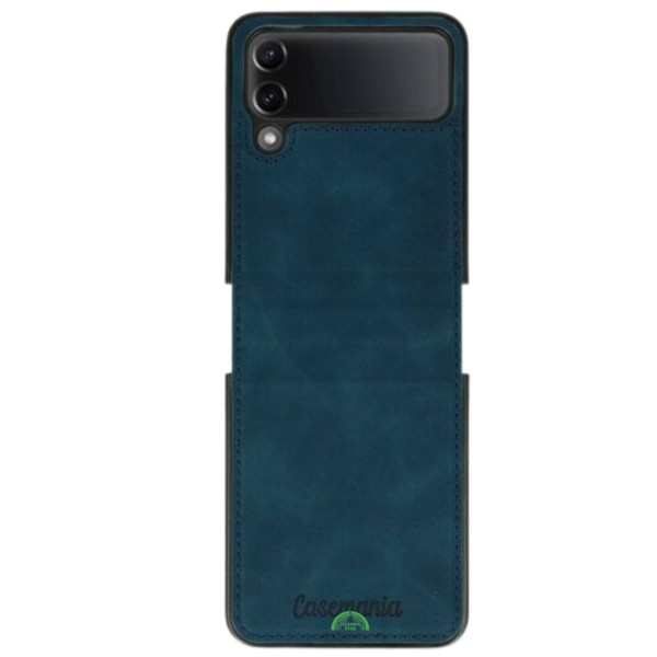 Hoesje voor Samsung Z Flip 7 FE Donkerblauw Wallet Case – foto 4