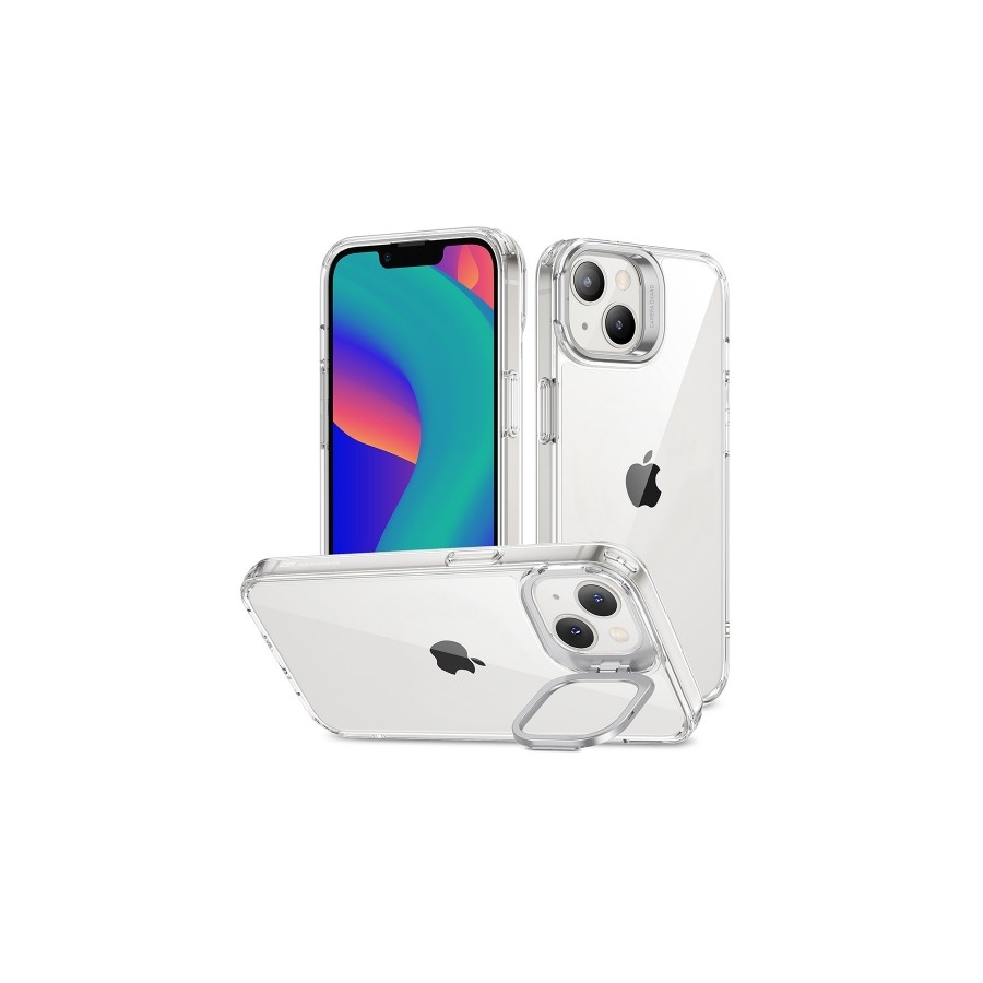 iPhone 14 hoesje met kickstand doorzichtig