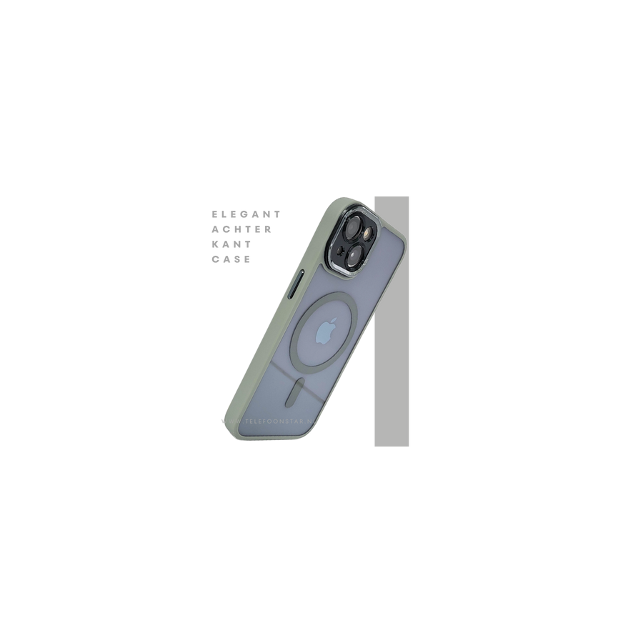 ProtectCase iPhone 13 / 14 Groen &ndash; MagSafe Hoesje met Stevige Bescherming