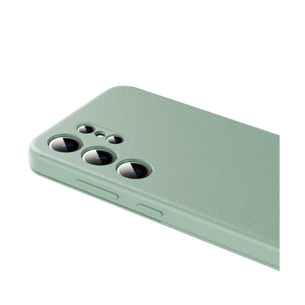 Samsung Galaxy S26 Ultra Licht Groen Lederlook Hoesje Smart View Cover – foto 3