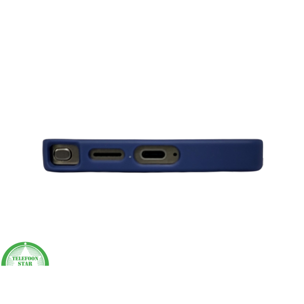 MagSafe Hoesje Transparant met Blauwe Randen Magnetisch Samsung Galaxy S25 Edge – foto 4